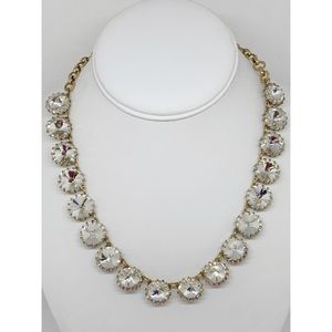 J. Crew Crystal Venus Flytrap Necklace